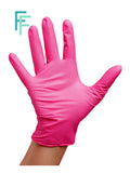 Gloves Nitrile Pink (S)