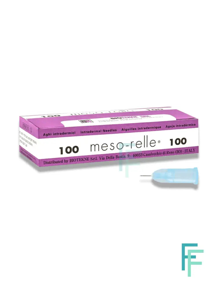 Meso-Relle Mesotherapy Needle Light Blue 31g 4mm (x10)