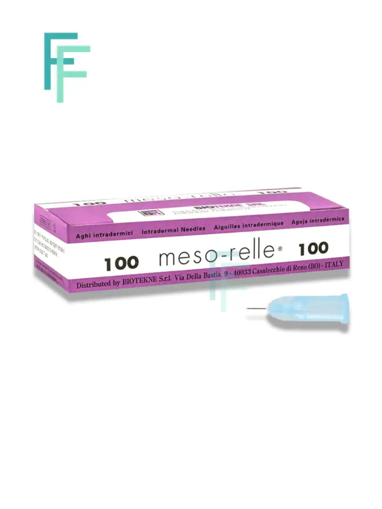 Meso-Relle Mesotherapy Needle Light Blue 31g 4mm (x10)